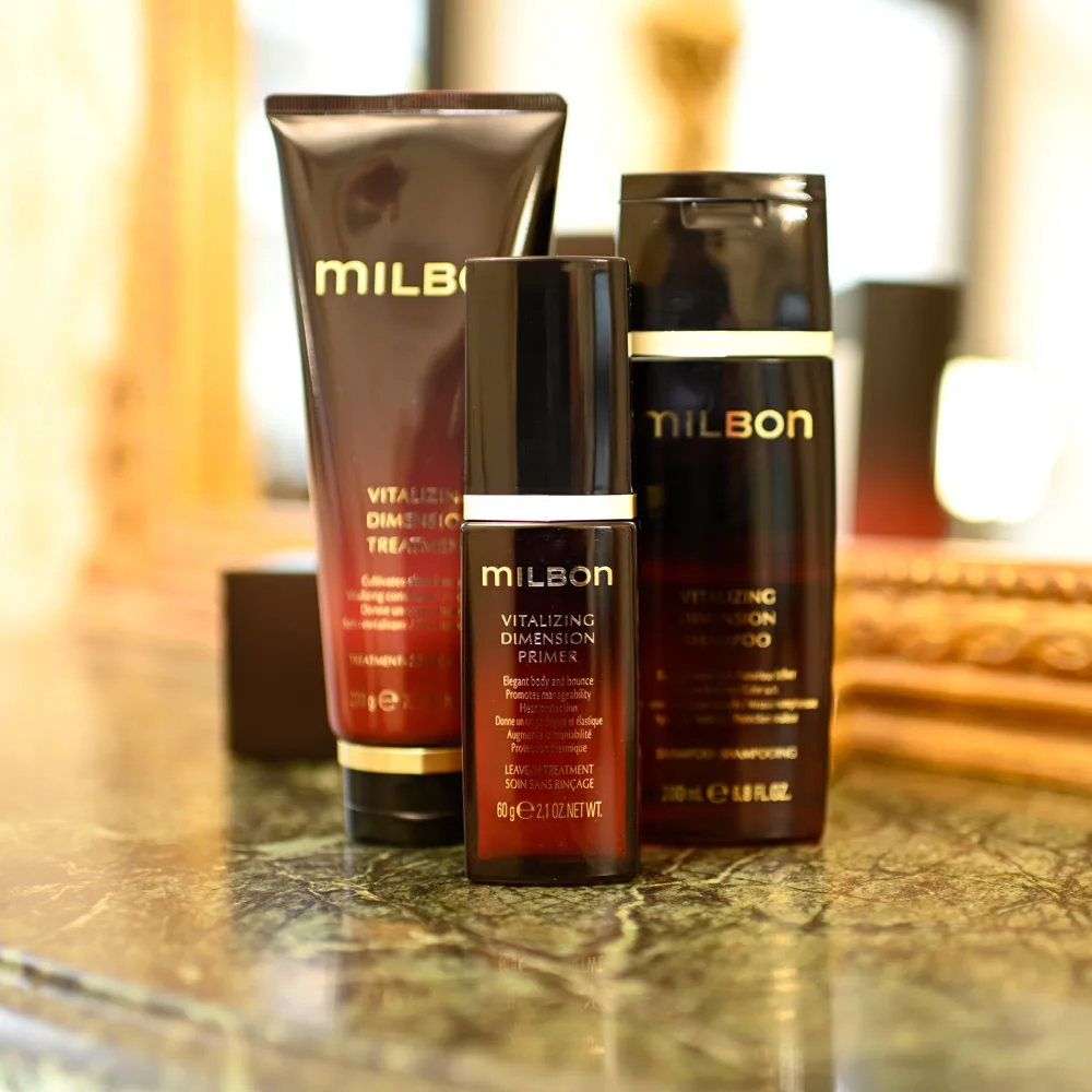 Milbon Vitalising Dimention im Friseursalon in Frankfurt